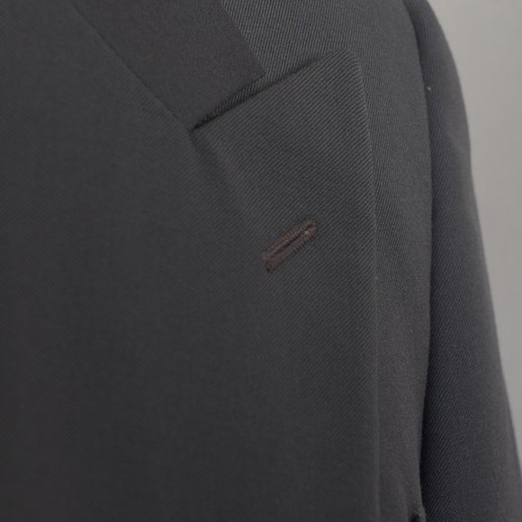 Mani Olive Godfrys Men's Coat Blazer Gray Double Breasted 40R